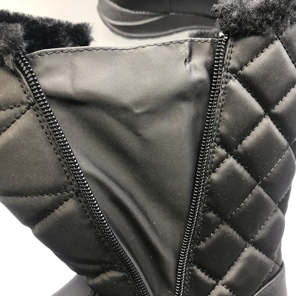 Totes Women’s Waterproof Snow/rain Mid calf Boots - Picture 7 of 8